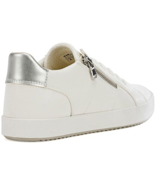 Geox White D Blomiee A Trainers