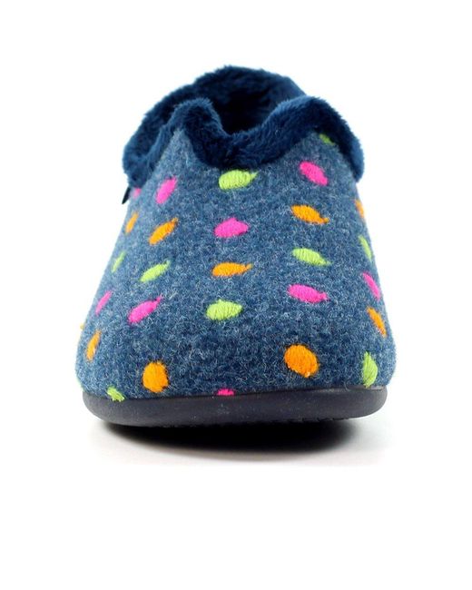 Lunar (GRS) Blue Studio Full Slippers
