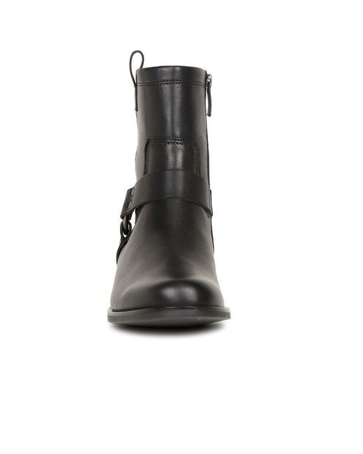 Paul Green Black Paul Arlo Biker Boots Leather