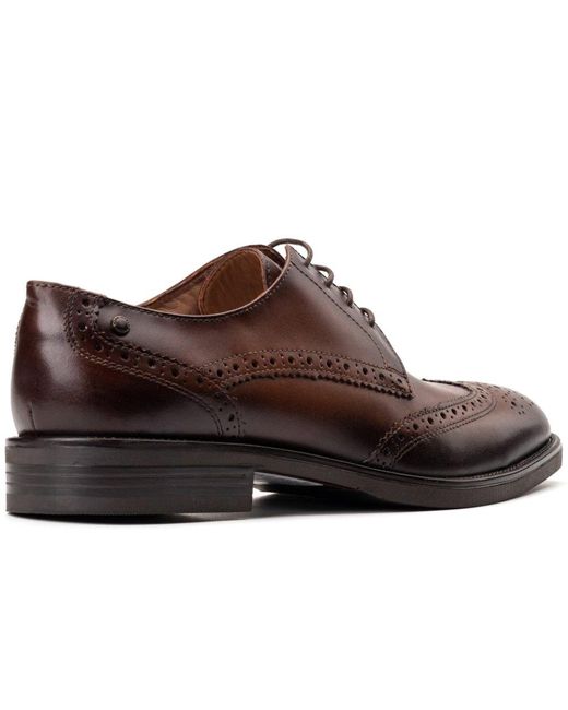 Base London Brown Pocket Brogues for men