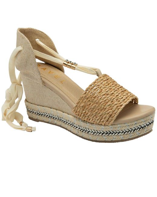 Ravel Metallic Forres Espadrille Wedges Size: 3