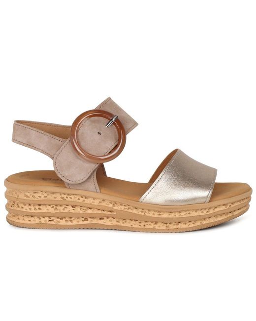 Gabor Brown Andre Sandals