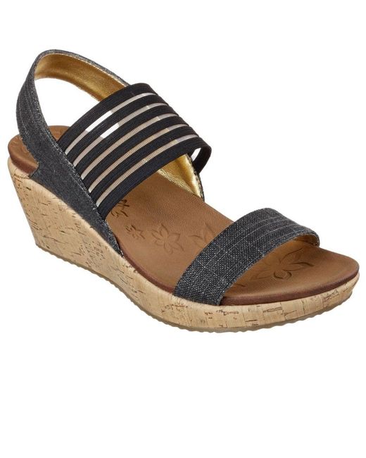 skechers smitten kitten wedge sandal