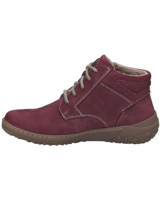 Josef Seibel Purple Ruby 54 Waterproof Ankle Boots
