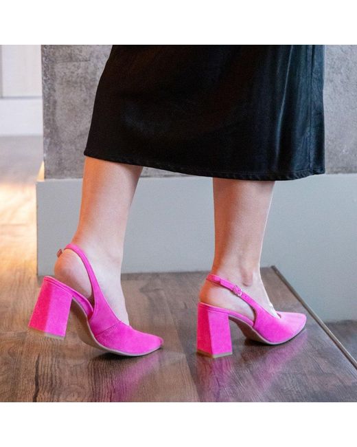 Paul Green Pink Willa Open Court Shoes