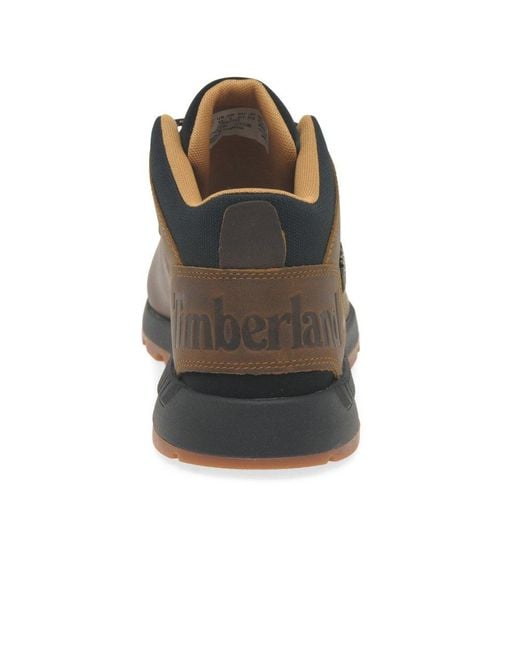 Timberland Brown Sprint Trekker Mid Boots for men
