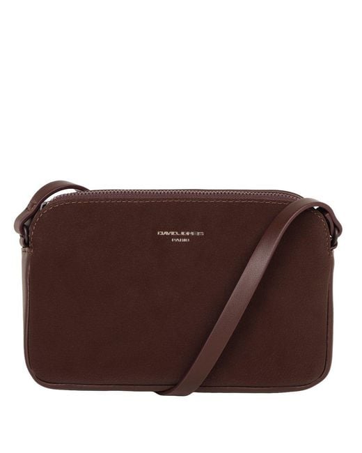 David Jones Brown Toulouse Messenger Bag