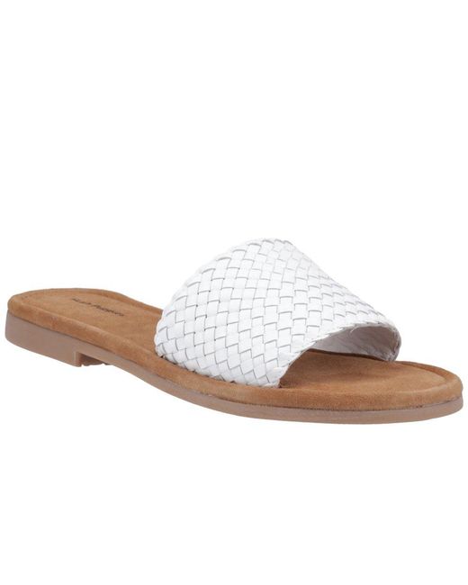 Hush Puppies White Hetty Sandals