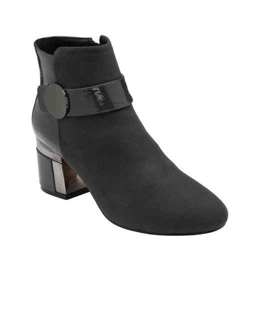 Lotus Black Kirsty Ankle Boots