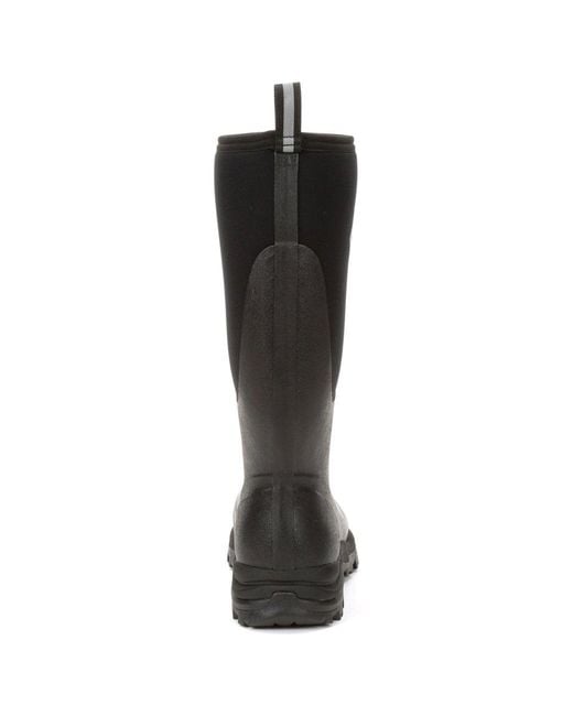 Muck Boot Black Outpost Tall Wellingtons for men