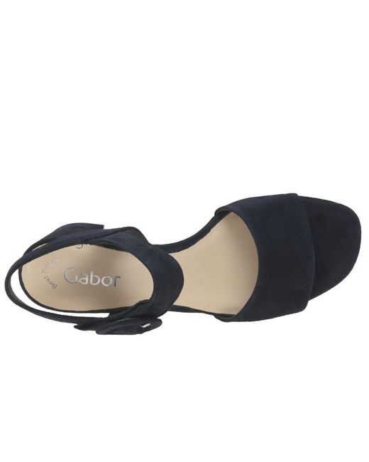 Gabor Blue Kooky &Apos;S Sandals