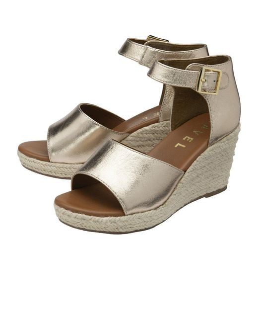 Ravel Gray Belby Wedge Sandals