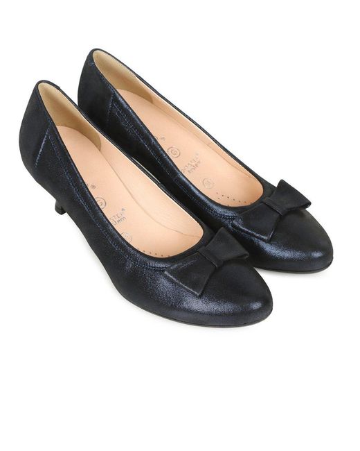 Bioeco Blue Phillipa Court Shoes