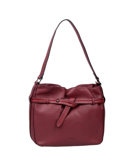 Gabor Red Latissa Hobo Bag Colour: Dark