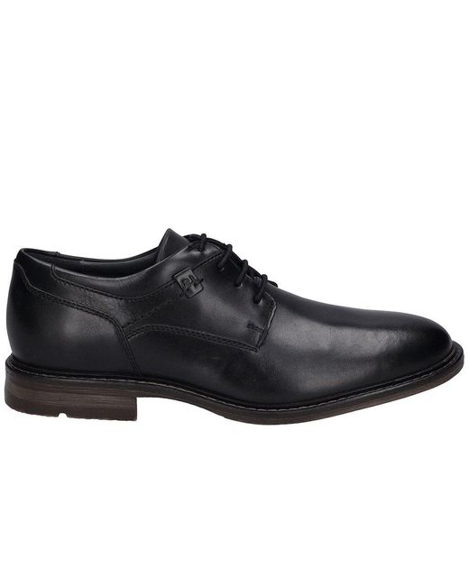 Josef Seibel Black Earl 05 Formal Lace Up Shoes (Schwarz) for men