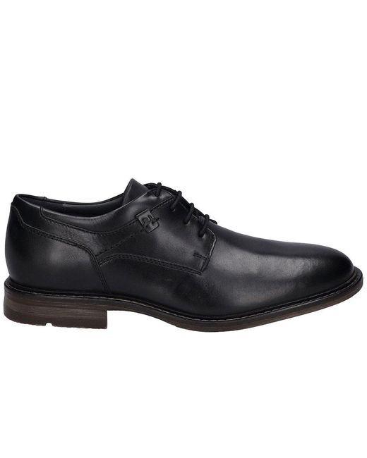 Josef Seibel Black Earl 05 Formal Lace Up Shoes for men