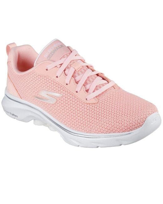 Skechers Pink Go Walk 7 Kaylor Trainers