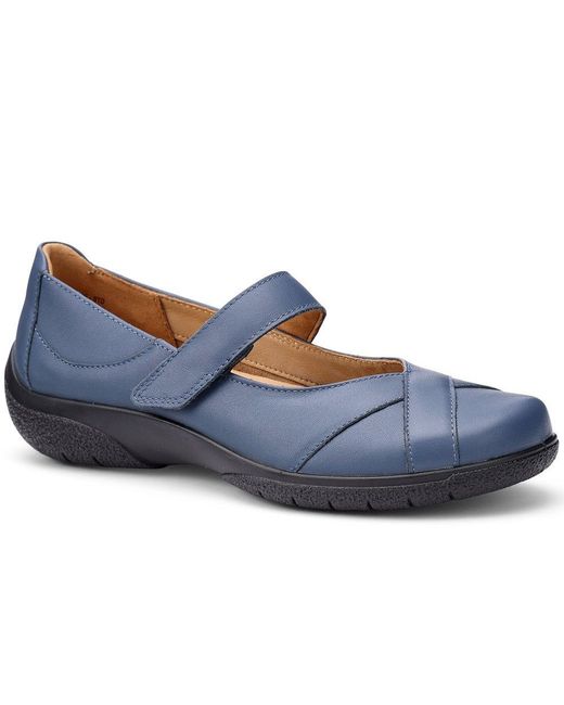 Hotter Blue Hope Mary Jane Shoes