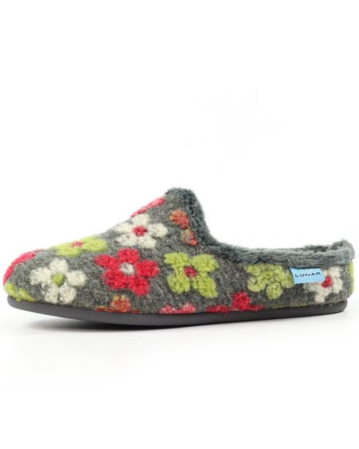 Lunar Green Dolly Slippers