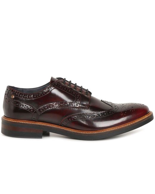 Base London Brown Woburn Brogues for men