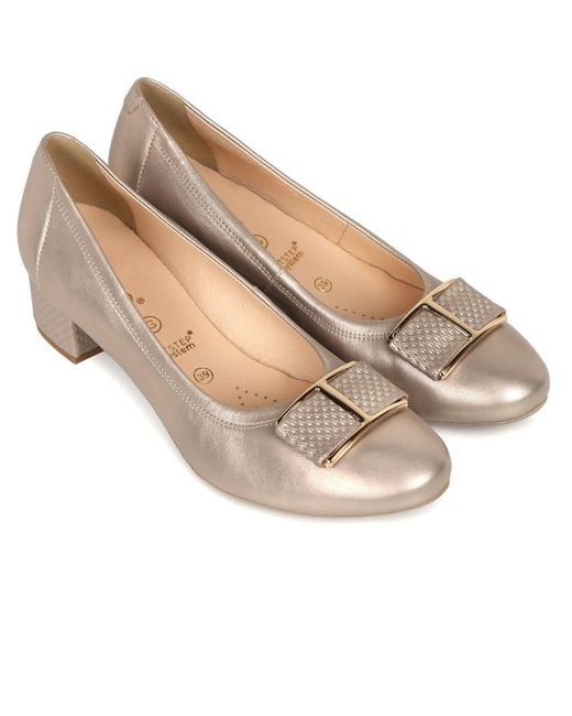 Bioeco White Eloise Court Shoes