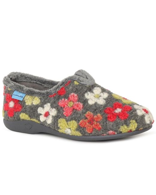 Lunar (GRS) Gray Lychee Full Slippers