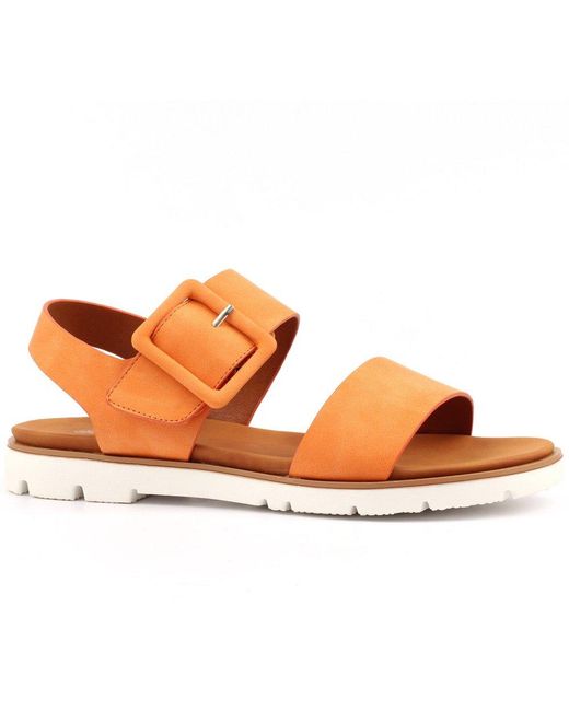 Lunar (GRS) Orange Cher Sandals