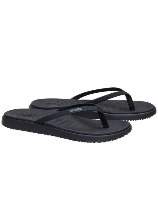 HeyDude Blue Maui Breeze Flip Sandals