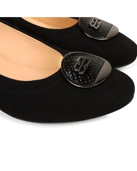 Bioeco Black Evelyn Court Shoes