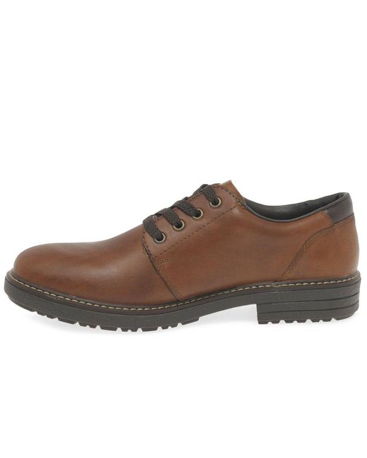 Rieker Brown Appleby Shoes for men