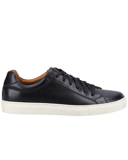 Hush Puppies Blue Colton Cupsole Trainers for men