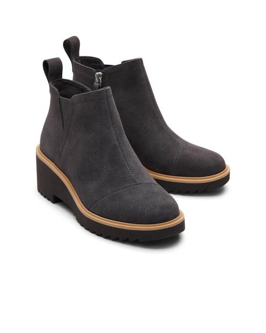 TOMS Blue Maude Ankle Boots