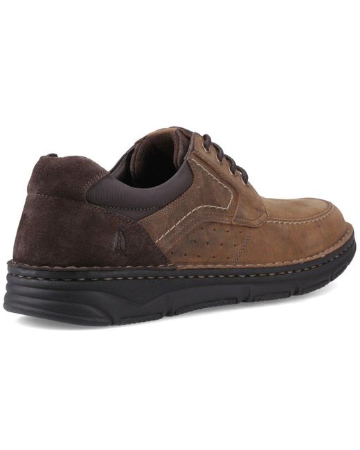 Hush Puppies Brown Franklin Lace Up Shoes for men
