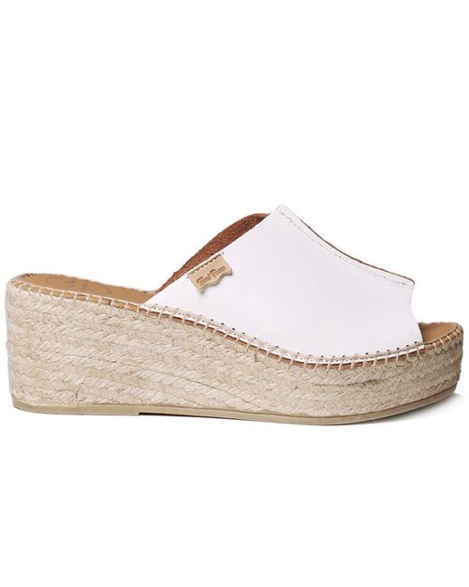 Toni Pons White Ivonne Wedge Heel Sandals