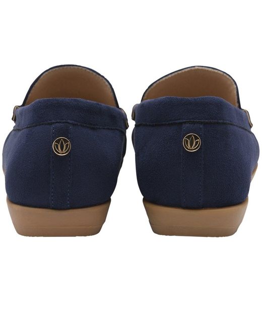 Lotus Blue Coma Loafers
