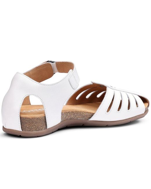Hotter Metallic Dinaric Sandals