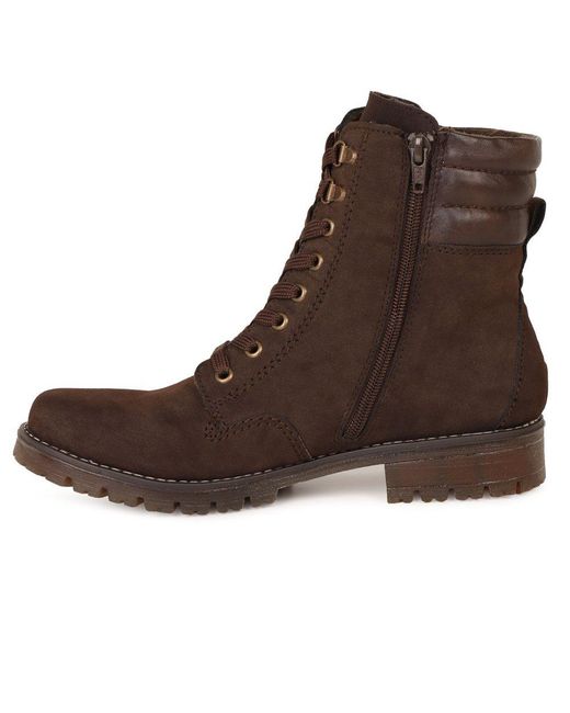 Rieker Brown Middleham Ankle Boots