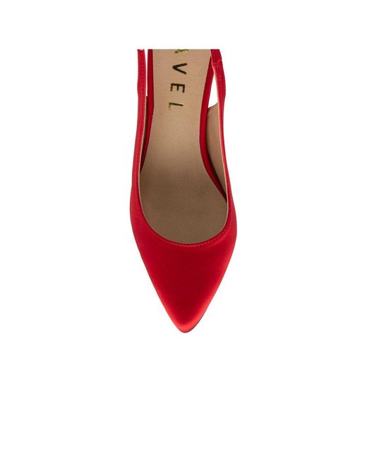 Ravel Red Kavan Court Shoes