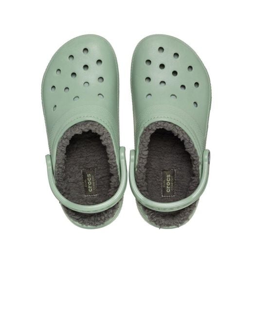 CROCSTM Green Classic Lined Slippers for men