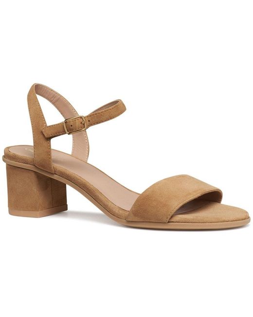 Geox Brown D Aurely 50 Heeled Sandals