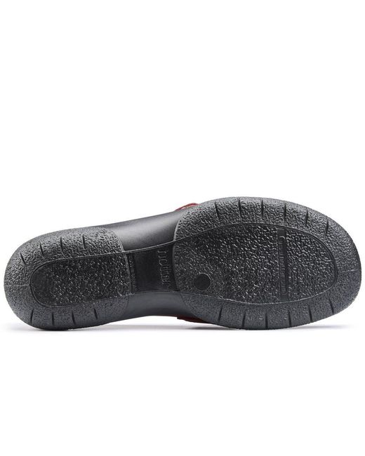 Hotter Red Nirvana T-Bar Casual Shoes