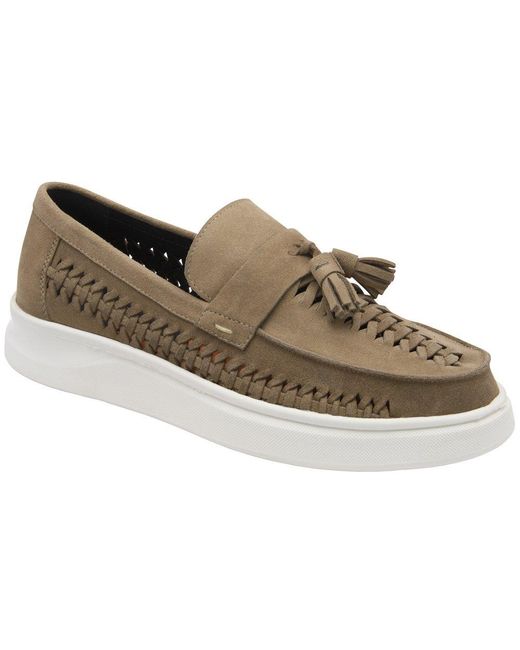 Frank Wright Brown Robson Penny Loafers for men