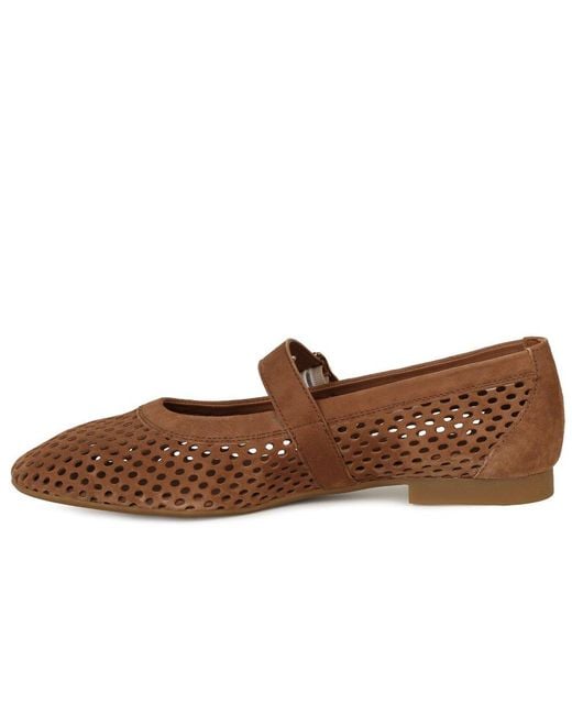 Paul Green Brown Stella Ballerina Shoes