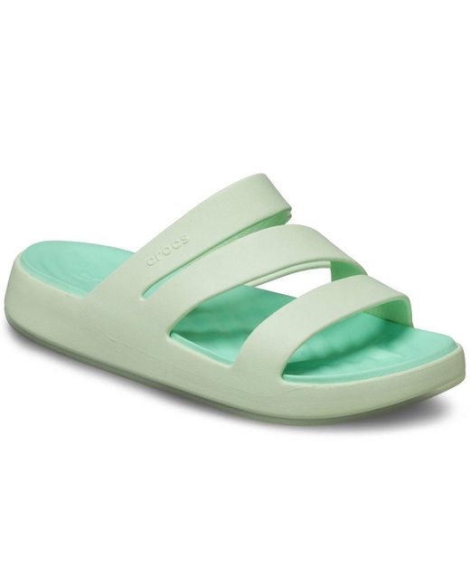 CROCSTM Green Getaway Strappy Mule Sandals