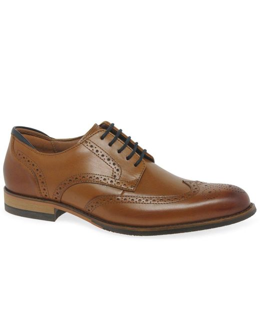 Clarks Brown Craftarlo Limit Brogues for men