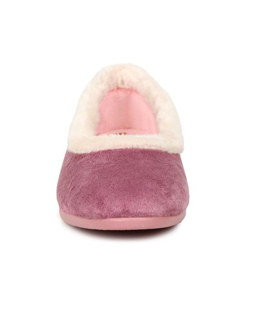 Lunar (GRS) Pink Mabel Ii Full Slippers
