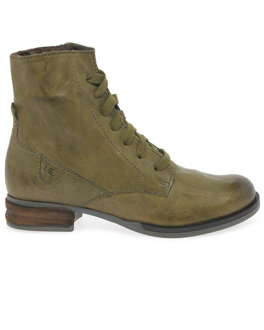 Josef Seibel Sanja 01 Ankle Boots Leather in Green Lyst Canada