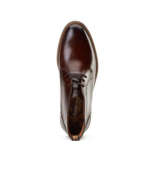 Base London Brown Lincoln Chukka Boots for men