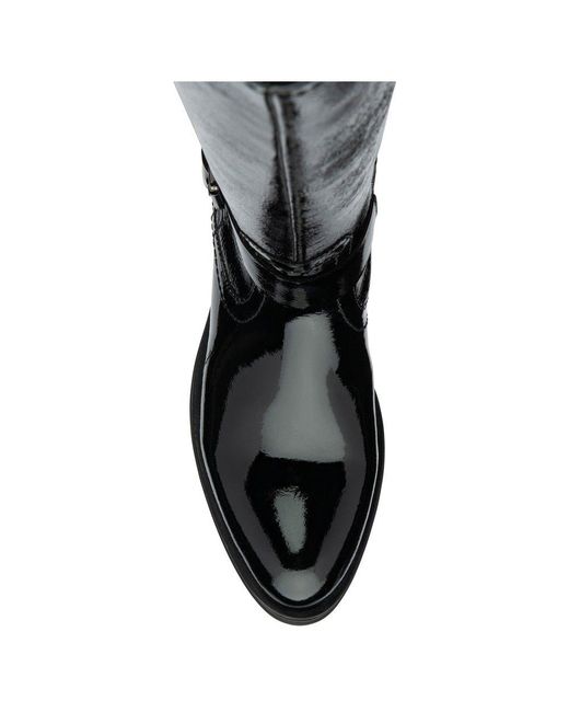 Ravel Black Eildon Knee High Boots