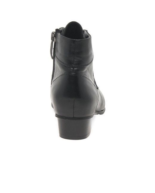 Regarde Le Ciel Black Stefany 123 Victorian Ankle Boots